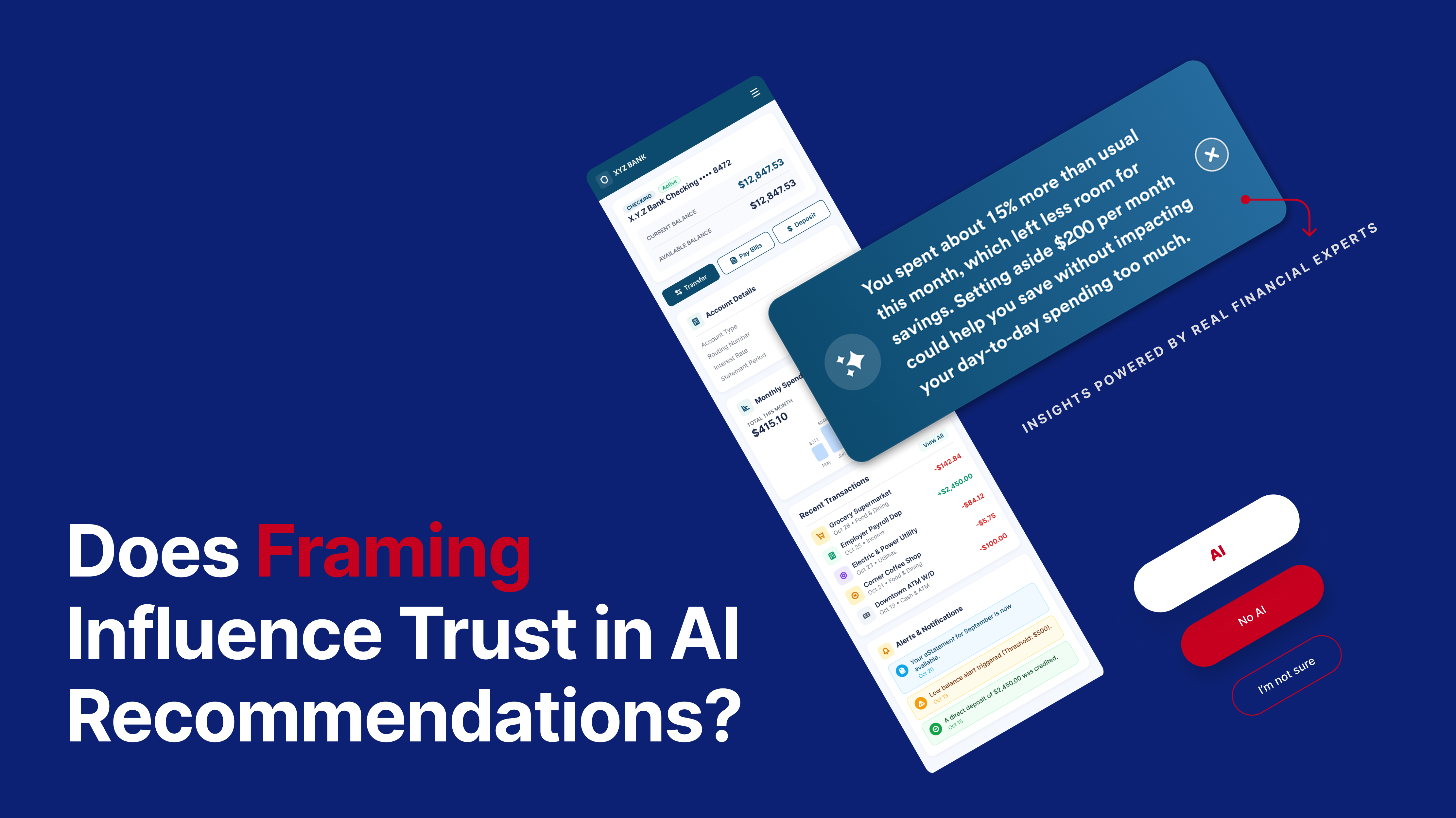 Does Framing Influence Trust in AI Recommendations?